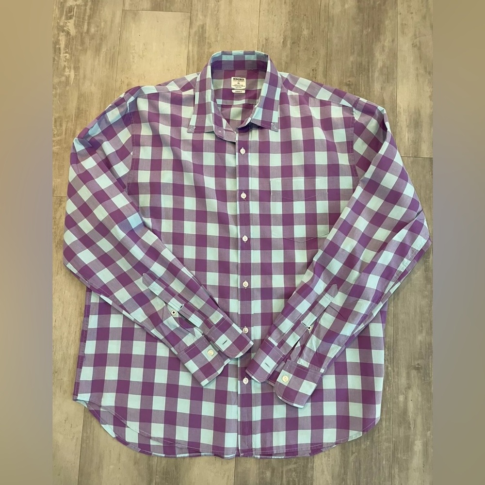 Bonobos Men’s Button Down Long Sleeve Regular Fit XL